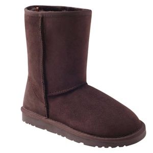 |Ozwear| Genuine Sheepskin 3/4 Boots- Chocolate